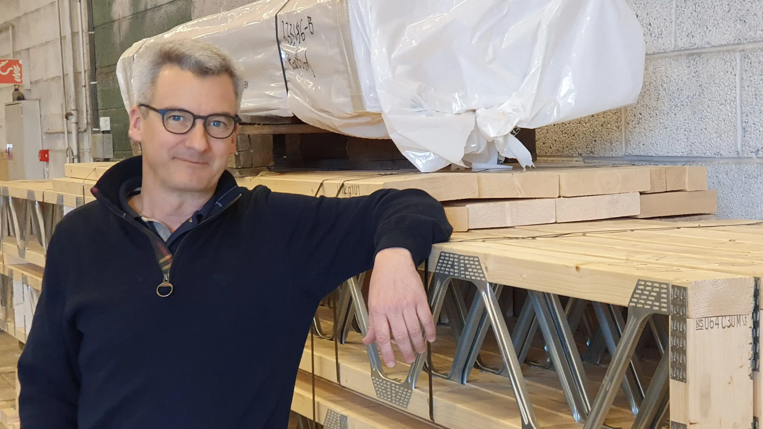 Bildet viser Brede Bredesen Opset med Posi-Joist systemet